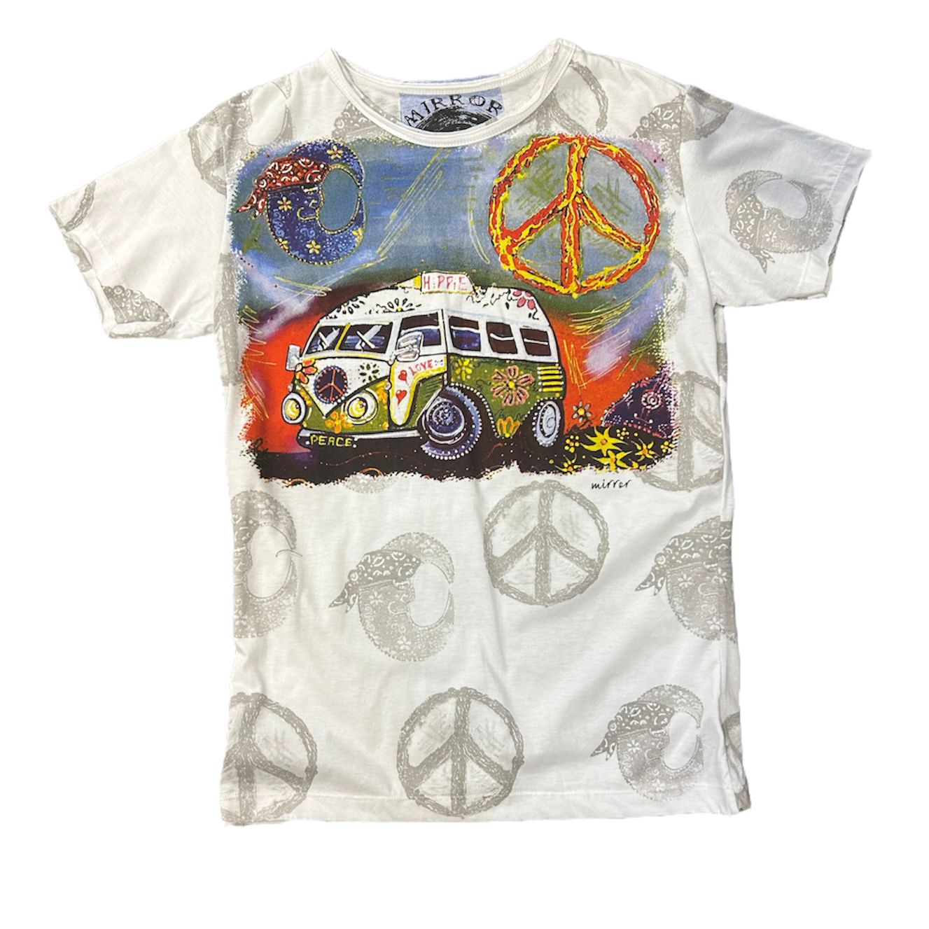 Vagabond Bus T Shirt by Mirror Small