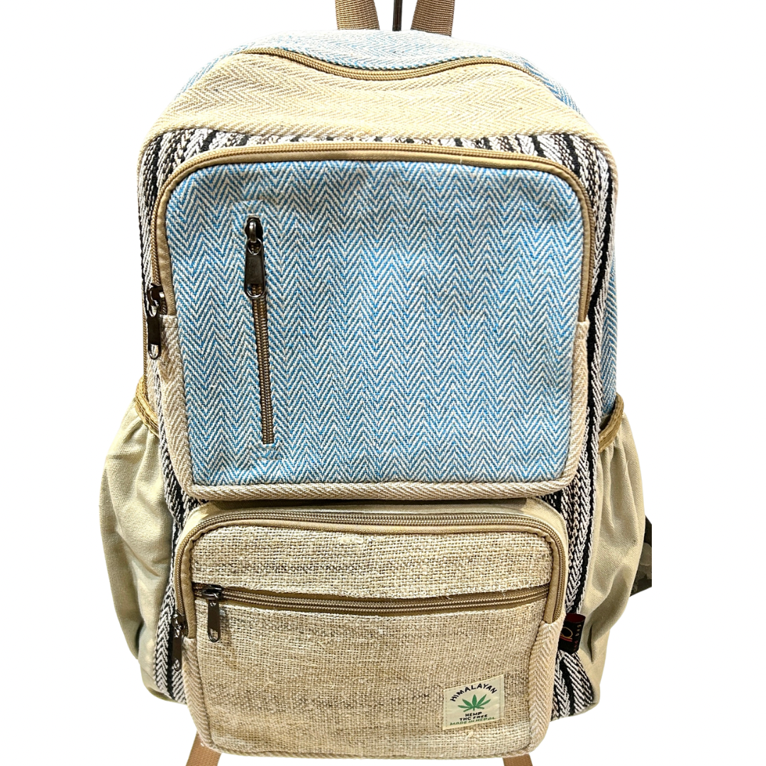 Double Square Hemp Back Pack