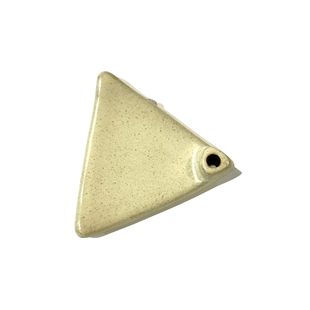 Glazed little Triangle Incense Holder