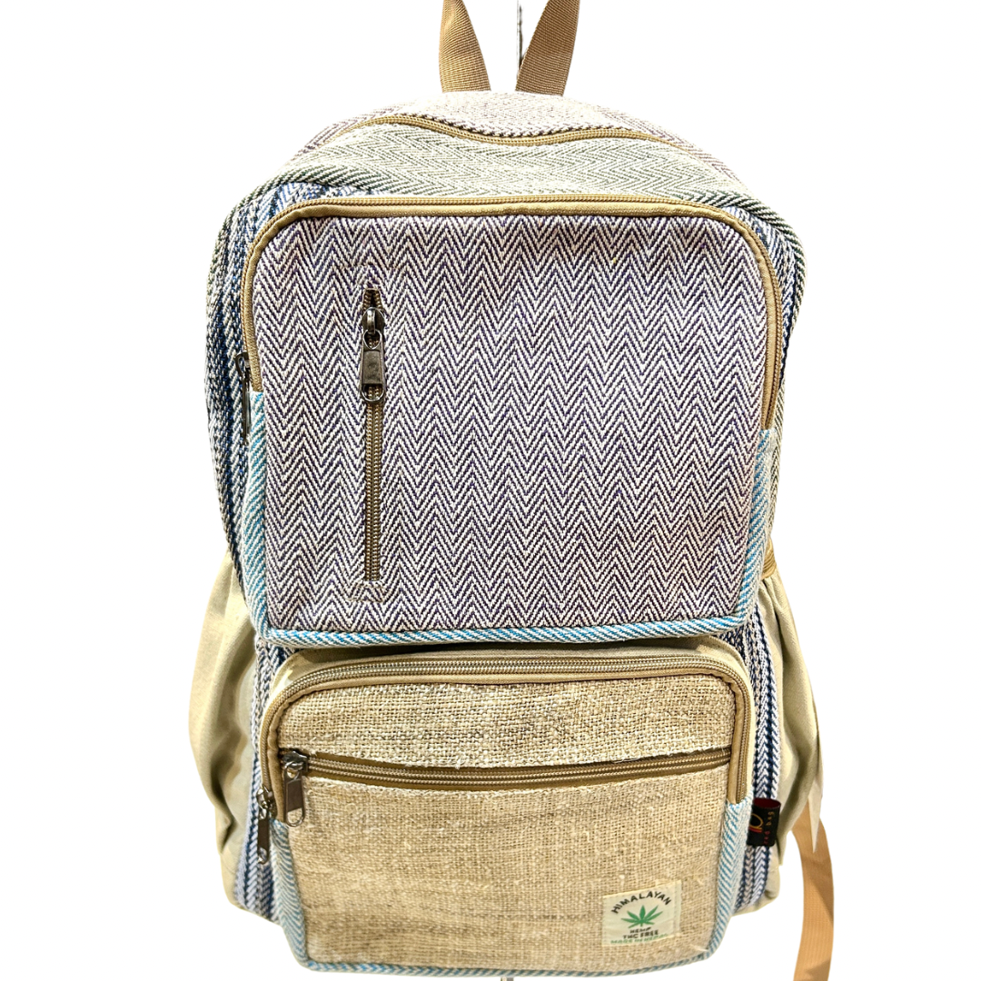 Double Square Hemp Back Pack