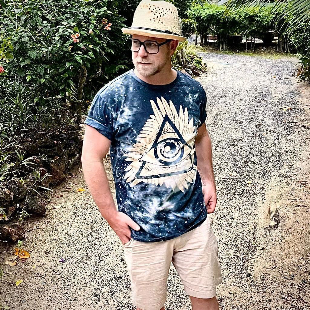 All Seeing Eye Men's T-Shirt by Magic Mirror