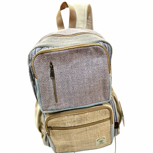 Double Square Hemp Back Pack