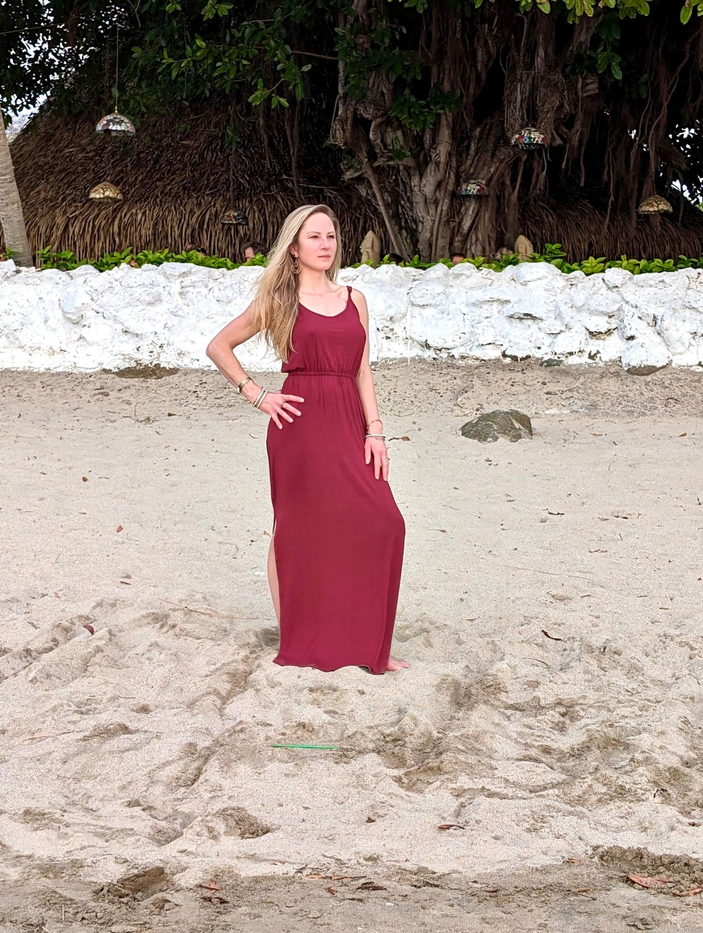 Koh Samui Spaghetti Strap Maxi Dress