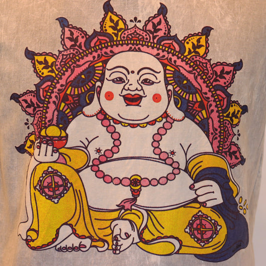 Sunny Buddha Men's T-Shirt by No Time